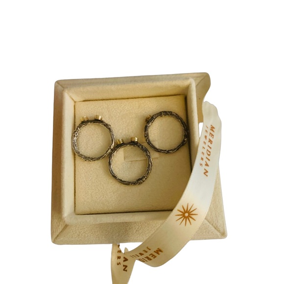 Sami Zeira Champagne Brown Diamonds 22k Oxidized Silver & Yellow Gold Rings - Picture 9 of 16